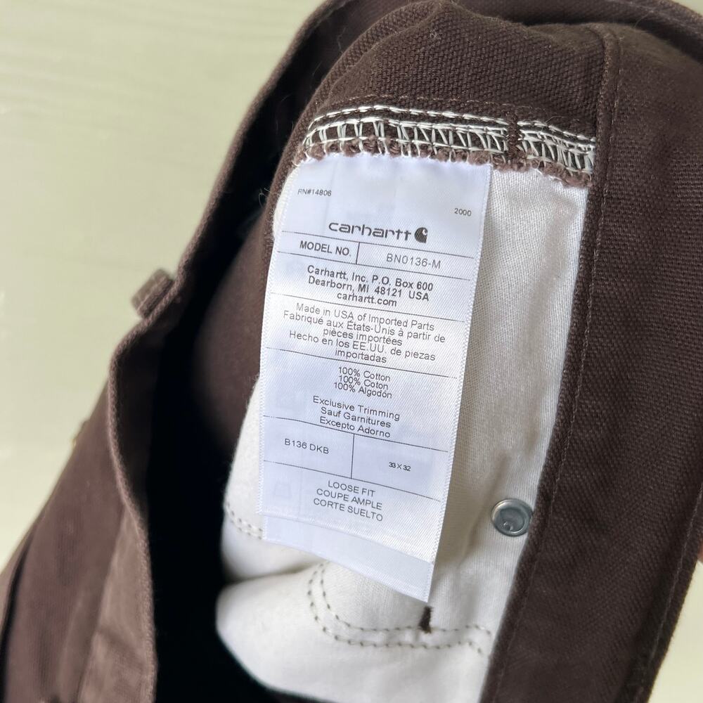 Carhartt brown double knee work wear carpenter pants - Picture 7 of 10